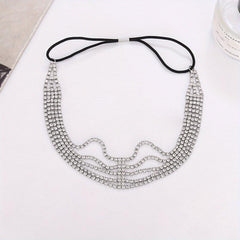Rhinestone Headband Layer Head Jewelry Hair Accessories for Women