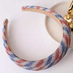 Independence Knotted Hair Band American Flag Element Head Hoop