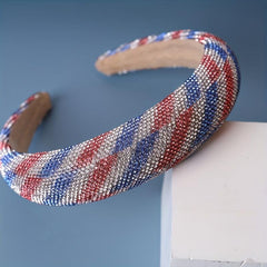 Independence Knotted Hair Band American Flag Element Head Hoop