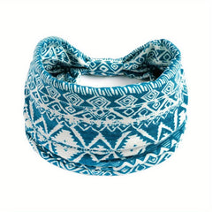 Stretchy Sports Yoga Headband Sweatband Boho Style Hair Accessory