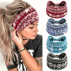 Stretchy Sports Yoga Headband Sweatband Boho Style Hair Accessory