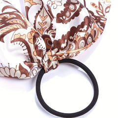 5pcs Boho Style Hair Tie Bow Streamer Hair Accessories