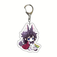 Animation Keychain Two sided Acrylic Pendant Keyring
