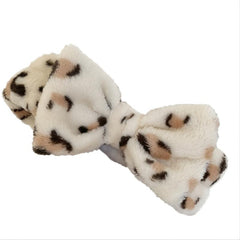Leopard Plush Headband Hair Accessories