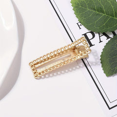 1pcs Chain Hair Clips Hollow Vintage Hair Clips All Match Hair Barrettes