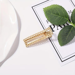 1pcs Chain Hair Clips Hollow Vintage Hair Clips All Match Hair Barrettes