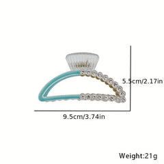 Acrylic Block Hair Claw Clip Summer Banana Clip Jaw Clamp Clip
