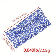 Wide Brim Sports Headband Print Stretch Sweat Absorbing Headband