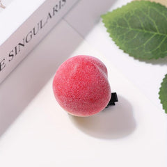 Creative Peach Hair Clip Duck Billed Clip for Women Girls