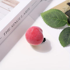Creative Peach Hair Clip Duck Billed Clip for Women Girls