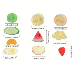Summer Fruit Hair Clip Resin Barrette Funny Hair Slides Clip
