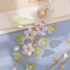 Ancient Style Hairpin Headdress Side Clip Cheongsam Costume Accessories