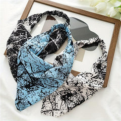 Boho Style Hair Scarf Floral Triangular Scarf Hair Band