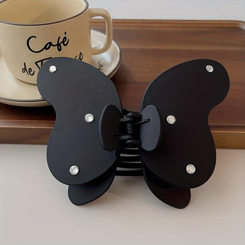Butterfly Rhinestone Hair Claw for Women Girls