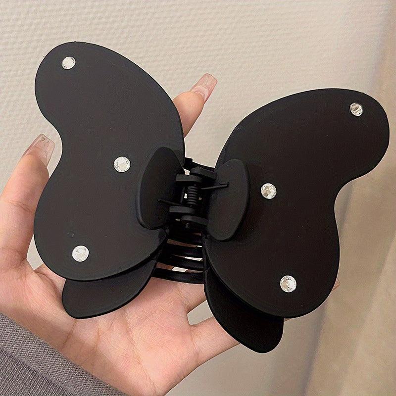 Butterfly Rhinestone Hair Claw for Women Girls