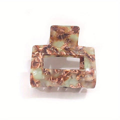 Acetic Acid Hair Claw Square Large Shark Claw Ponytail Holder Hair Accessories
