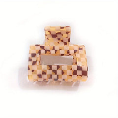 Acetic Acid Hair Claw Square Large Shark Claw Ponytail Holder Hair Accessories