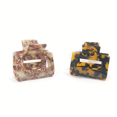 Acetic Acid Hair Claw Square Large Shark Claw Ponytail Holder Hair Accessories