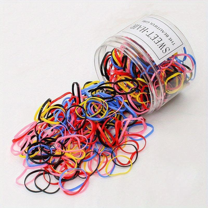 Colorful Hair Tie Elastic Rubber Band Ponytail Holder Hair Accessories