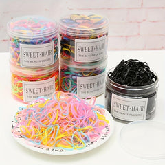 Colorful Hair Tie Elastic Rubber Band Ponytail Holder Hair Accessories