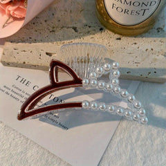 Cat Ear Hair Claw Clip Acrylic Jaw Clamp Clip Hair Accessory For Women Girls