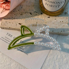 Cat Ear Hair Claw Clip Acrylic Jaw Clamp Clip Hair Accessory For Women Girls