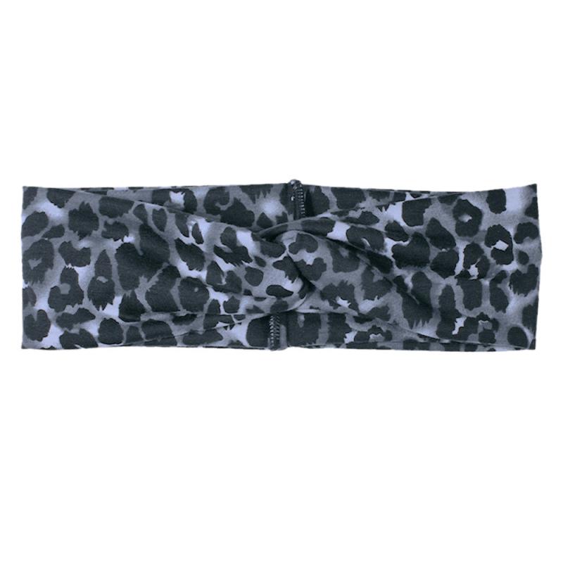 Leopard Print Knot Boho Headbands For Women Wide Sweatbands Hair Accessories
