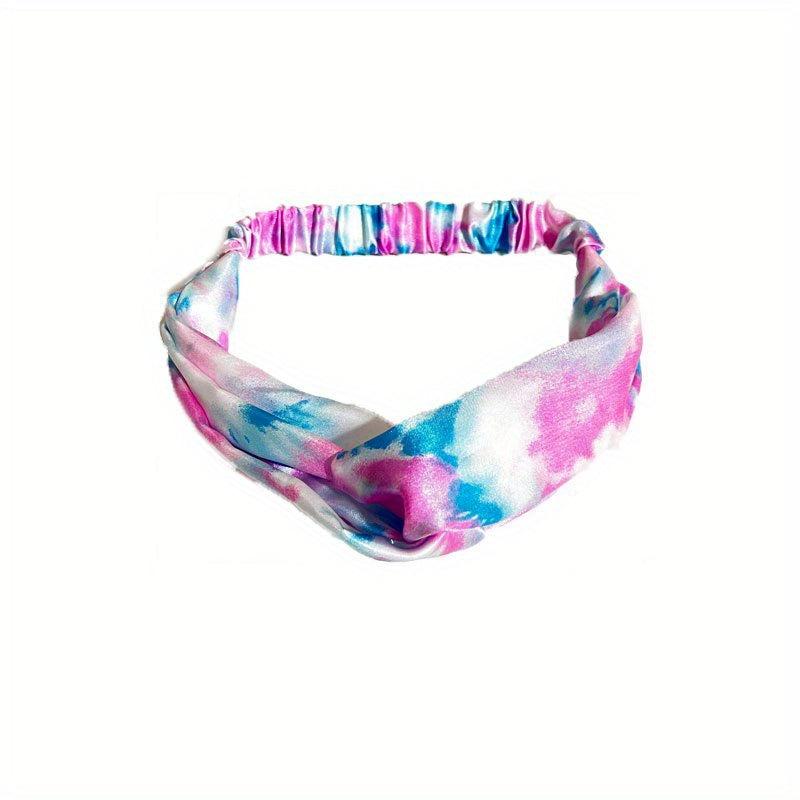 Y2K Tie Dye Headband Criss Cross Sweet Hair Accessories