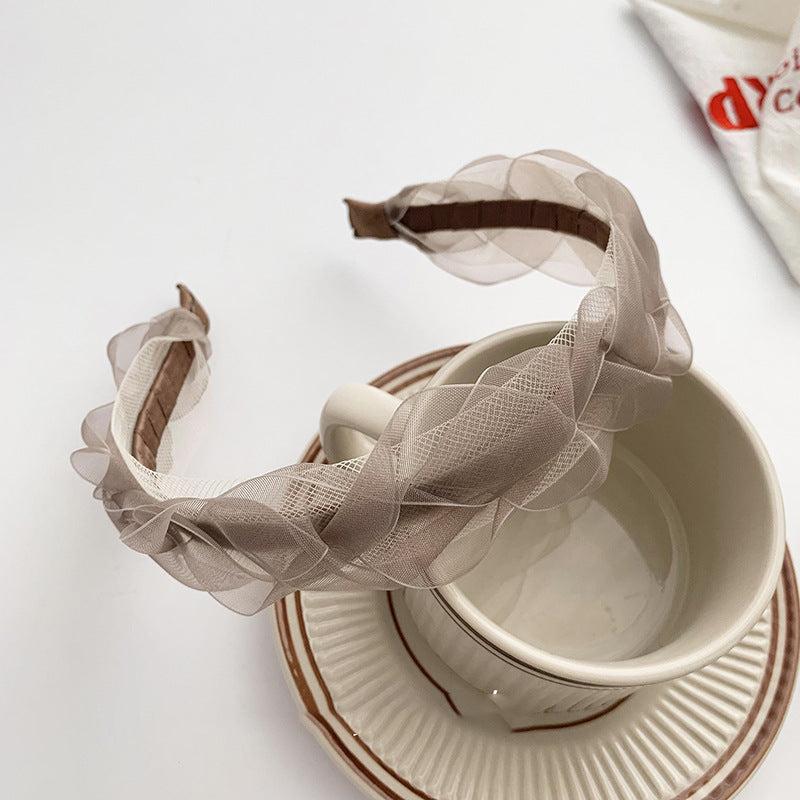 Vintage Gauze Hairband Headdress Hair Accessories for Women