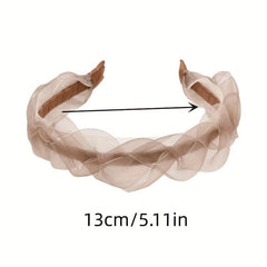 Vintage Gauze Hairband Headdress Hair Accessories for Women