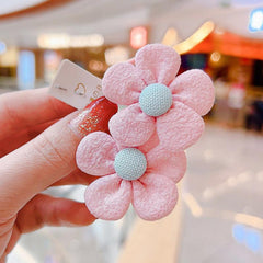 Colorful Flower Hair Band Girls Hair Accessories Small Elastic Hair Bands