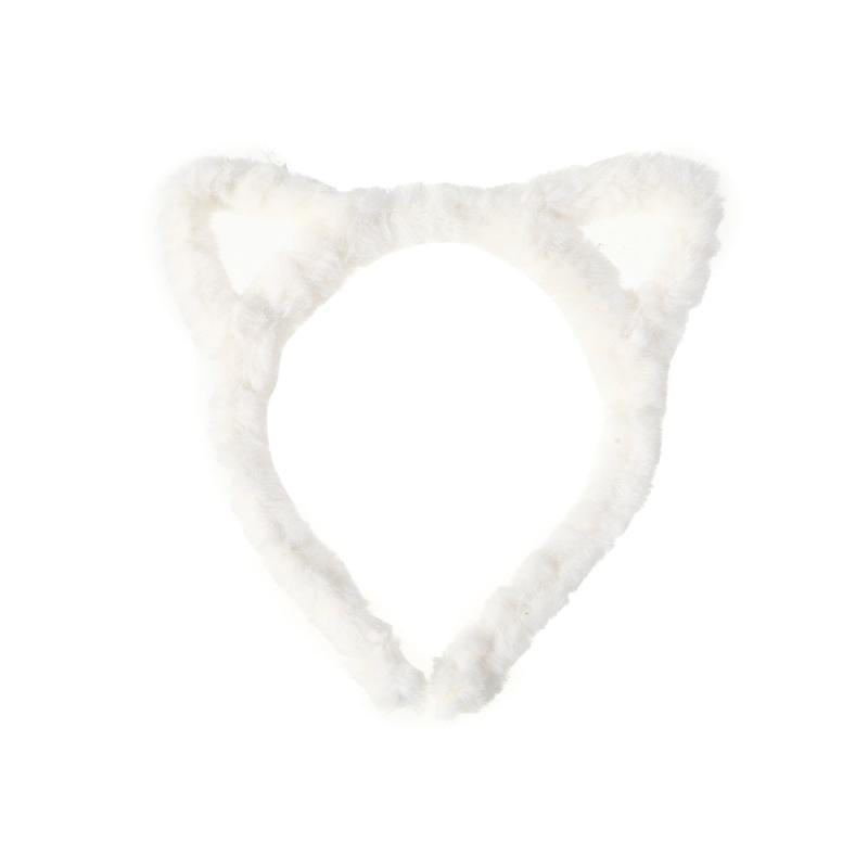 Plush Cat Ears Headband Winter Hair Hoop Makeup Bandana Hair Accessories