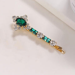 Shining Rhinestone Hair Clip Non Slip Hair Accessory