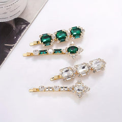 Shining Rhinestone Hair Clip Non Slip Hair Accessory