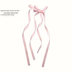 Y2K Solid Hair Ribbon Sweet Hair Accessories For Braids Ponytail