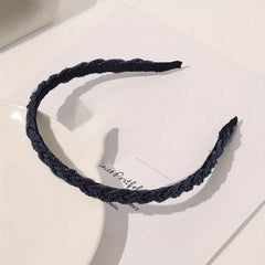 Crystal Beaded Headband Braided Hair Band Style Headdress Hair Accessories