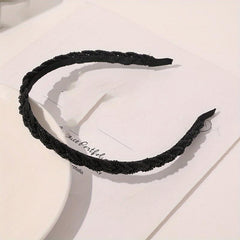 Crystal Beaded Headband Braided Hair Band Style Headdress Hair Accessories