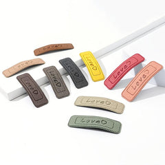 PU Leather LOVE Hair Clip Female Hair Accessories