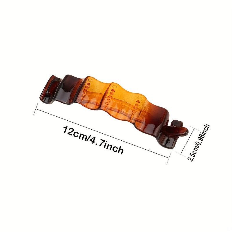 2 PCS Wavy Hair Clip Bobby Pin Retro Hairpin Women Girls Headdress Hair Accessor