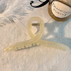 Geometric Hair Claw Clip Acrylic Jelly Banana Clip Bath Jaw Clamp Clip