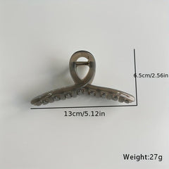 Geometric Hair Claw Clip Acrylic Jelly Banana Clip Bath Jaw Clamp Clip