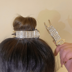 Rhinestone Faux Pearl Hair Claw Banan Clip Hair Accessories
