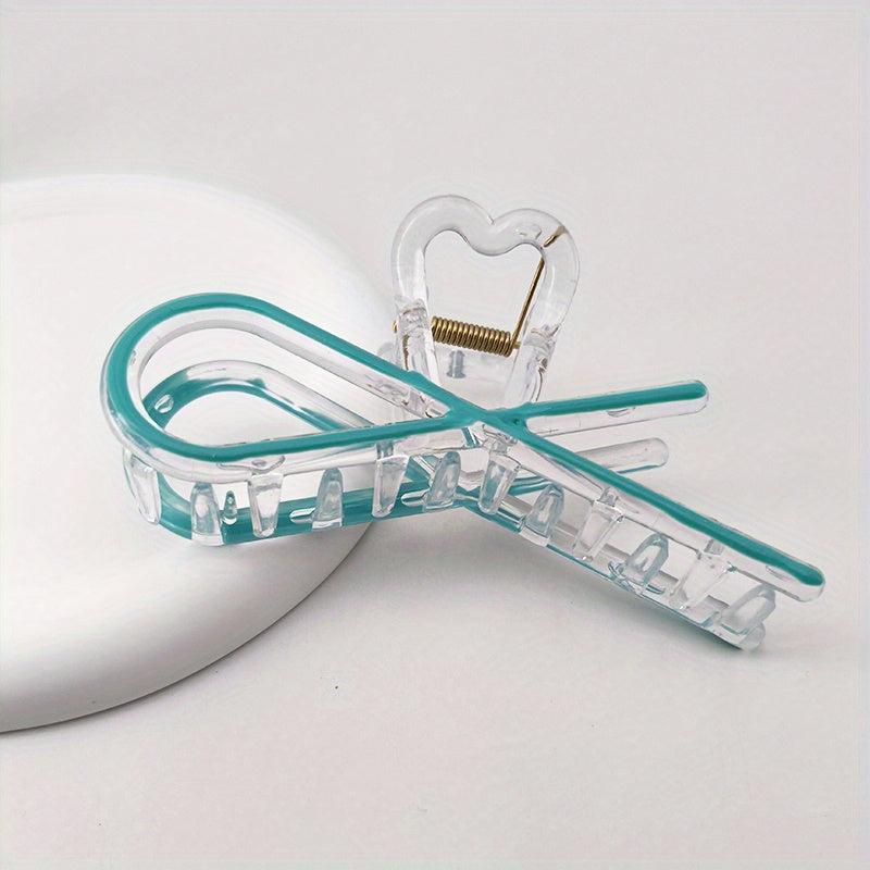 11 Clear Frame Banana Clip Non Slip Hair Accessory