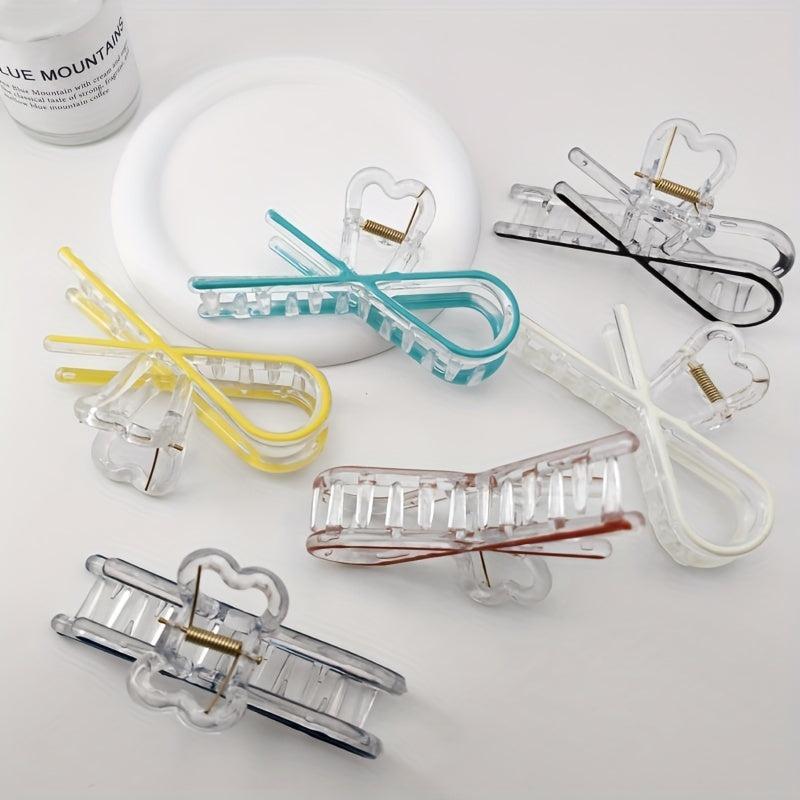 11 Clear Frame Banana Clip Non Slip Hair Accessory