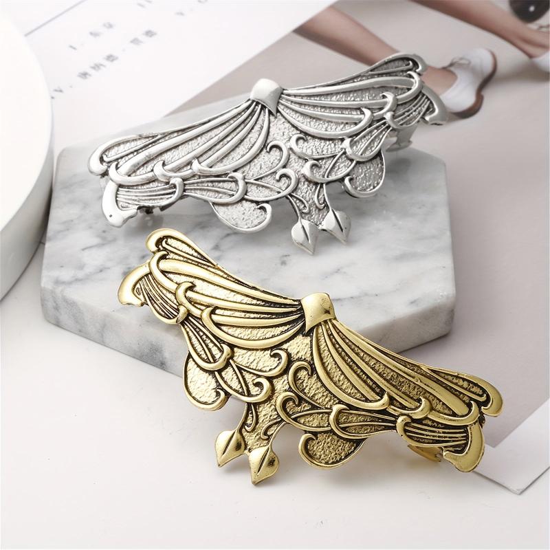 Wings Shape Metal Hair Clip Non slip French Barrette Hair Accessories
