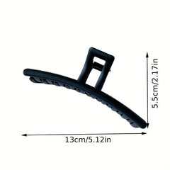 Matte Large Hair Claw Back Head Shark Claw Ponytail Holder