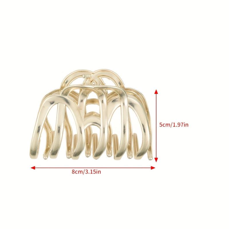 Metal Hair Claw Ponytail Holder Shark Claw Women Girls Hair Clip