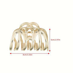 Metal Hair Claw Ponytail Holder Shark Claw Women Girls Hair Clip