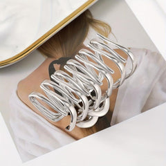 Metal Hair Claw Ponytail Holder Shark Claw Women Girls Hair Clip