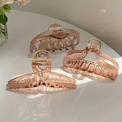 Transparent Shark Claw Style Hair Claw Ponytail Holder Hair Accessories
